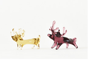 スガハラ 赤鼻のトナカイ・ジュエリーツリー・トナカイカトラリーレスト・カトラリー スガハラ 赤鼻のトナカイ・ジュエリーツリー・トナカイカトラリー