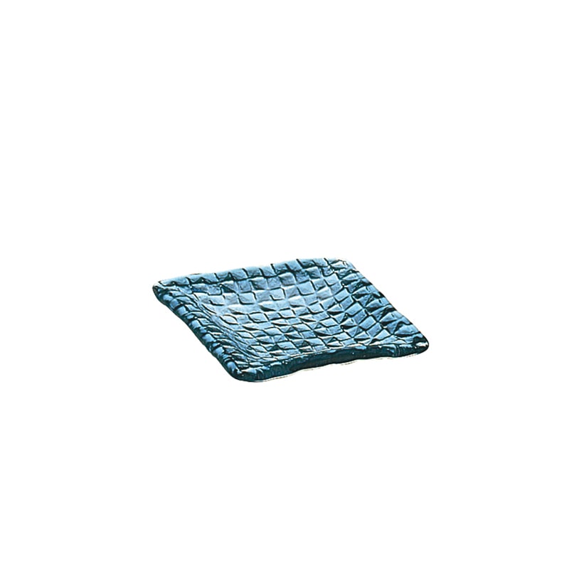 Sghrスガハラのgrid plate(グリッドプレート)ガラスの角皿