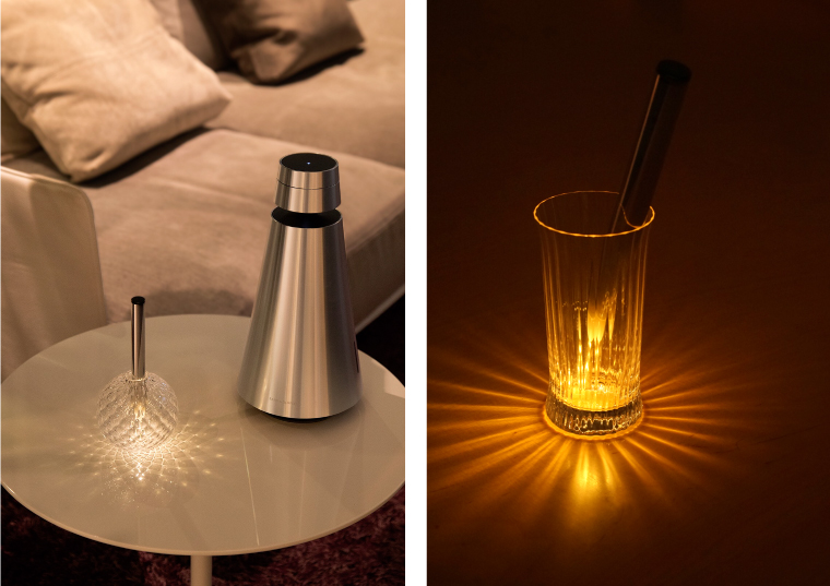 Kvel kvel LEDキャンドルライト × フィオラグリッド sghr 菅原工芸硝子