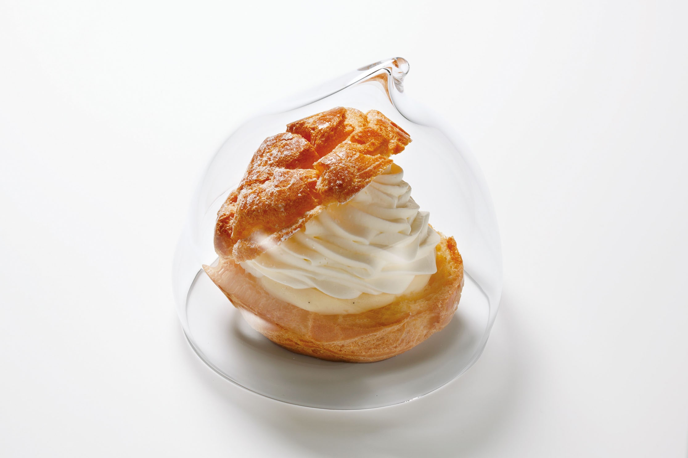 スガハラガラス　ケーキカバー&プレート ドルチェ：ケーキカバー＆プレート (L) | フードカバー・ケーキ