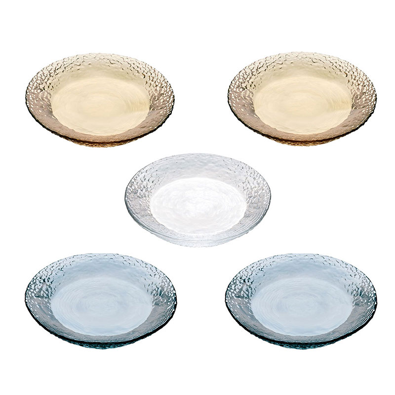 ソモプレート：丸形プレート (9cm) 5枚セット GIFT | ガラス製品 | Sghr