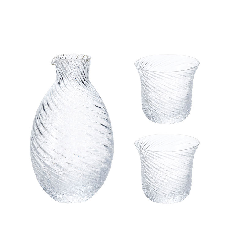 ボラゴ：トックリ 猪口 3点セット GIFT | ガラス製品 | Sghr